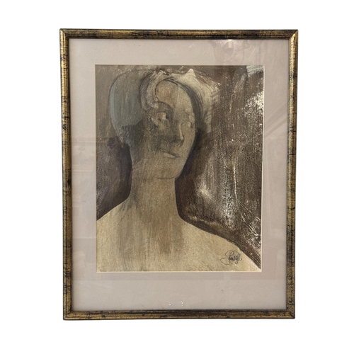 2009 - John W. Mills  PPRBS ARCA FRSA (1933-2023) - 'Jo' (portrait of the artist's wife, 1961), graphite an... 