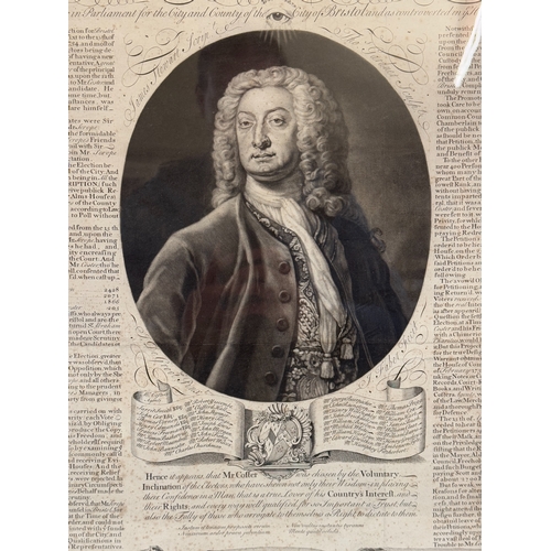 2010 - 'An Account of The Election and Return of Thomas Coster Esq.' mezzotint portrait of Thomas Esq. by J... 