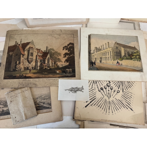 2016 - A group of 18th-20th century prints, to include: bookplates, engraved views, aquatint by David Smith... 