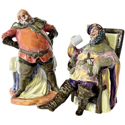 31 - Two Royal Doulton Porcelain figures - ‘Falstaff’ HN2054, and ‘The Foaming Quart’ HN2162 (2)