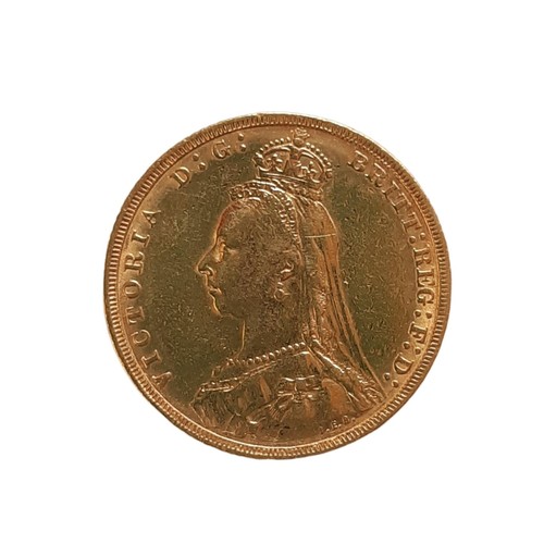 90 - Victoria, 1837-1901. 1891 Full gold Sovereign (1 coin)