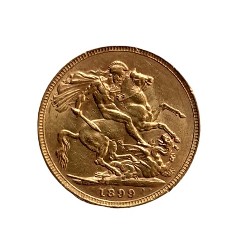 110 - Victoria, 1837-1901. 1899 Full gold Sovereign. (1 coin)