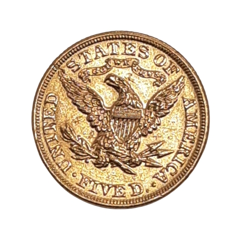 99 - United States of America, Five Dollars, Liberty Head, 1895, 8.5g (1 coin).