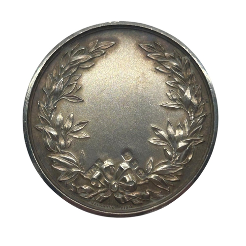 103 - Victoria, 1837-1901. A cased silver poultry / agricultural medallion, Birmingham, 1897 by Vaughton &... 