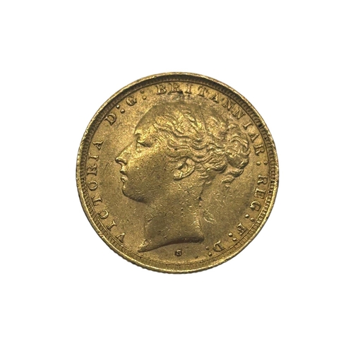 76 - Victoria 1837-1901. 1886 Full gold Sovereign. (1 coin)