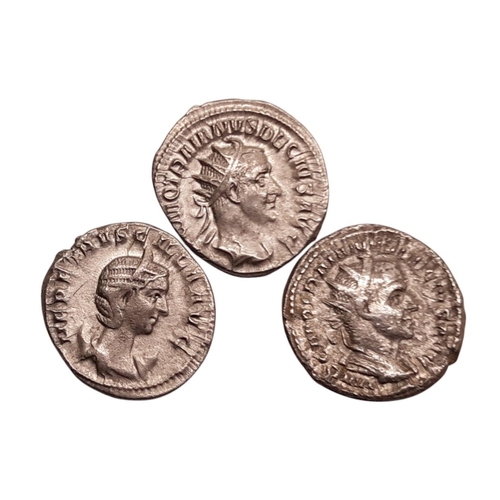 36 - Roman Empire. Trajan Decius, 249-251 AD. AR Antoninianus. Rome mint. Herennia Etruscilla (Wife of Tr... 