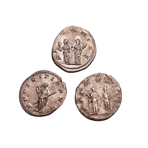 36 - Roman Empire. Trajan Decius, 249-251 AD. AR Antoninianus. Rome mint. Herennia Etruscilla (Wife of Tr... 