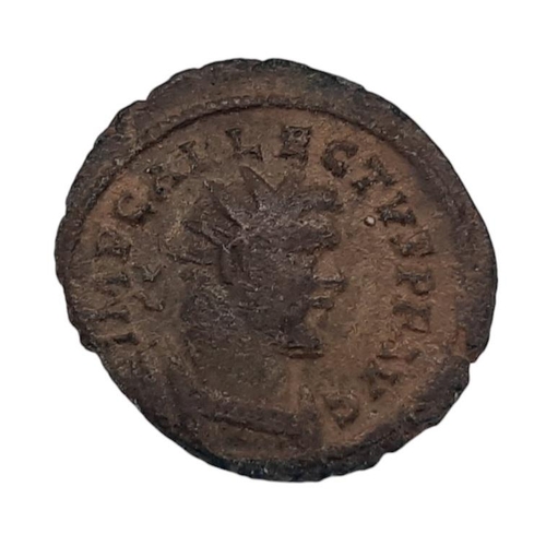 41 - Roman Empire. Allectus (treasurer to Carausius and userper-emperor), 293-296 AD. AE Quinarious. Lond... 