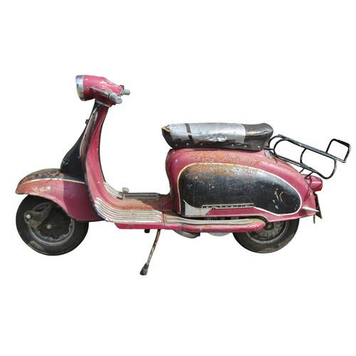 A Lambretta Li150 series 2 scooter registration number 532 XVK manufactured 1961 frame number 150LI 913002 engine number 150LI 911859 complete with two keys and V5C