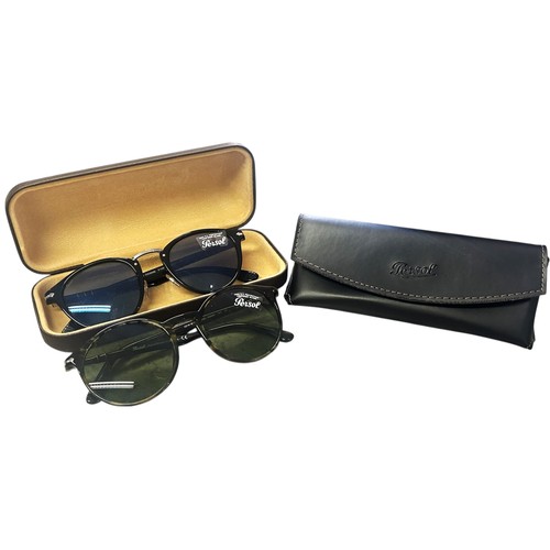 788 - A pair of Persol designer sunglasses with hard case and presentation box, polishing cloth and paperw... 