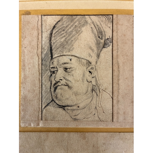 178 - Studio of Peter Paul Rubens (1577-1640), Attributed to Sir Anthony van Dyck (1599-1641) - A head of ... 