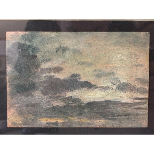 185 - Attributed to John Constable R.A. (1776-1837) - Three Cloud Studies, oil on paper, with The Fine Art... 