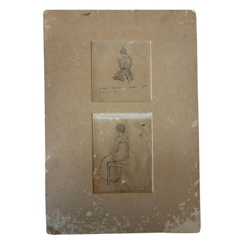 186 - Cornelius Varley (1781-1873) - Two drawings of children of the Sparrow family to include: 'Master Sp... 