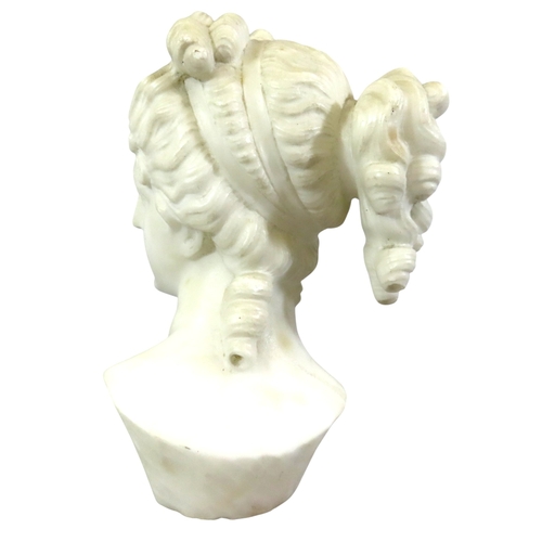 20 - After Antonio Canova (1757-1822) classically presented bust of a lady, after the antique, incised ‘C... 