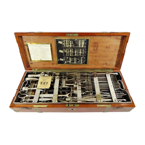 26 - Of First / Second World War / Boer War military / naval interest.

 An early 20th century mahogany c... 