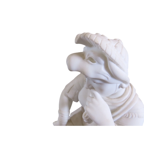44 - After Michelangelo (1475 - 1564) Lorenzo de’ Medici, Duke or Urbino, a fine 19th century carved whit... 