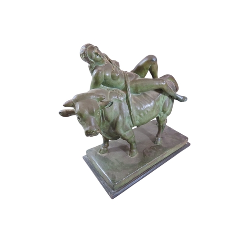46 - L. Sommers Smith A.R.W.A (British, 20th century) a large early 20th century figure group depicting E... 