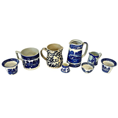 4 - A collection of 19th century and later ceramics including Spode Italian pattern ware, Bavarian porce... 