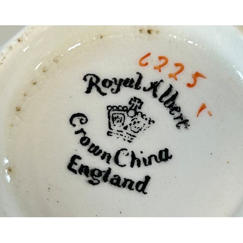 29 - Royal Albert tea service with geometric and floral detail
