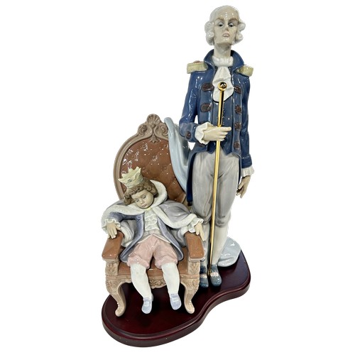 43 - A Lladro figure - number 6385 'Royal Slumber' 108/750, 46cm high, with certificate and box