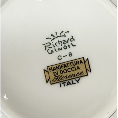 12 - A collection of Italian porcelain table wares by Richard Ginora, Italian Fruit pattern comprising te... 