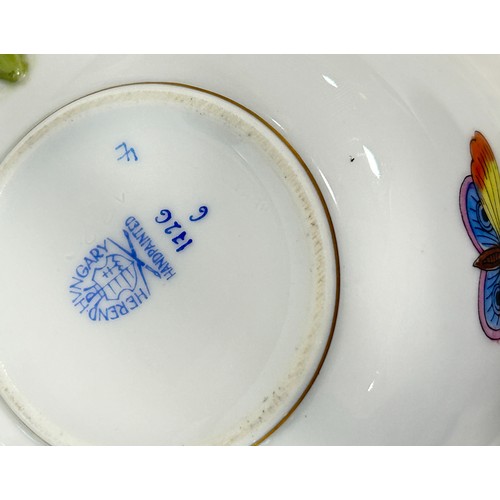 5 - A collection of Herend tea ware comprising two teapots, milk jug and cover, sugar basin and cover, t... 