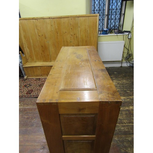 1523 - A fine quality Cotswold school fitted wardrobe in pale English walnut, the panelled frame enclosed b... 