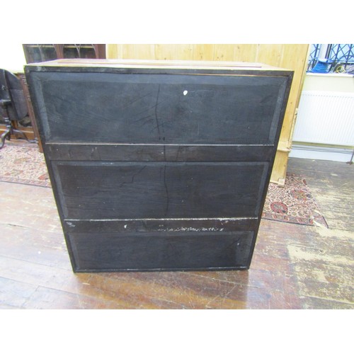 1523 - A fine quality Cotswold school fitted wardrobe in pale English walnut, the panelled frame enclosed b... 