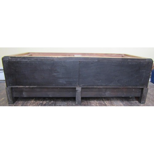 1523 - A fine quality Cotswold school fitted wardrobe in pale English walnut, the panelled frame enclosed b... 