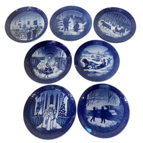 4 - A Masons ironstone tureen and cover, of hexagonal form, seven Copenhagen annual plates, Staffordshir... 