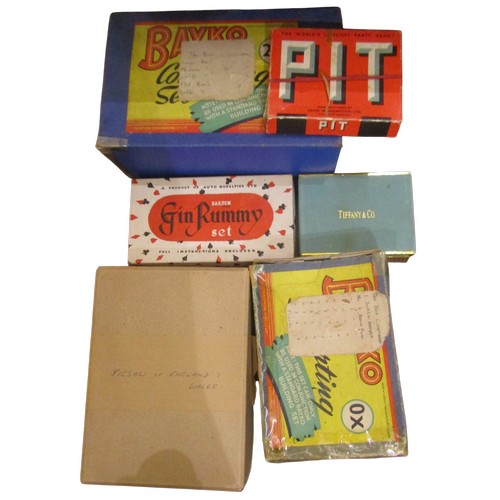 808 - Collection of vintage toys including Bayko, playing cards, shire puzzle, solitaire board with polish... 
