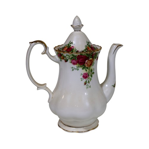 18 - A collection of Royal Albert Old Country Rose pattern tea ware, comprising: twelve cups (two shapes)... 