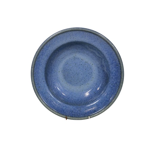 34 - A mixed collection of Studio wares, together with a Wedgwood embossed Queens ware fluted vase, Wedgw... 