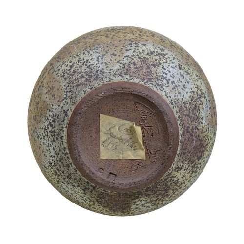 24A - Chris Bramble and Freya Bramble-Carter (British, contemporary): a stoneware vase, 46cm