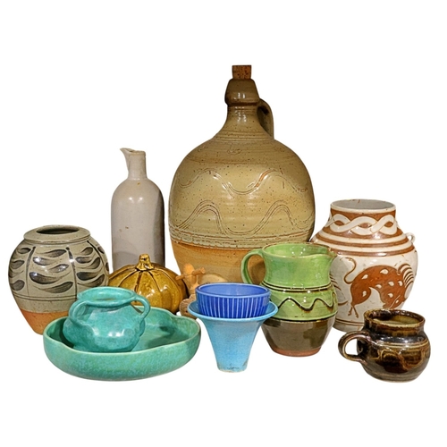 246 - A large collection of studio ware including vases, bowls, dishes etc (in excess of 60 pieces)