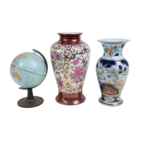 177 - A collection of 20th C ceramics, a Danish scan globe, art deco figure in resin etc (11)
