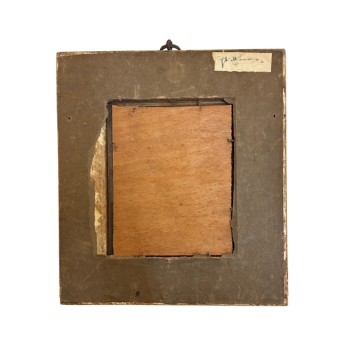 31 - Early 19th Century School - Miniature portrait of a Gentleman, head in profile, watercolour in card,... 
