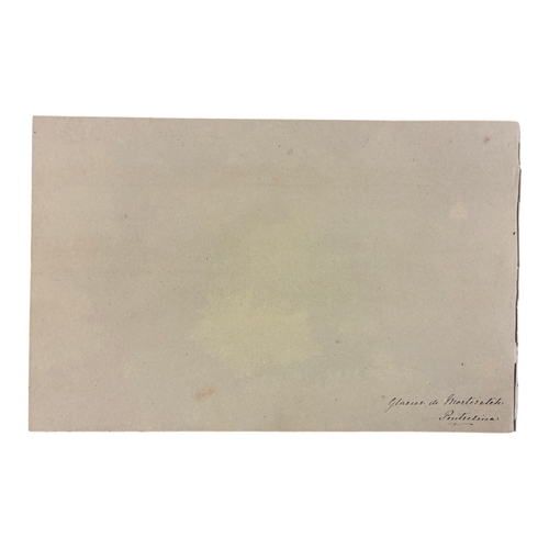 35 - Circle of Jean Antoine Linck (1766-1843) - Glacier de Morteratsch, Pontresina, pencil and watercolou... 