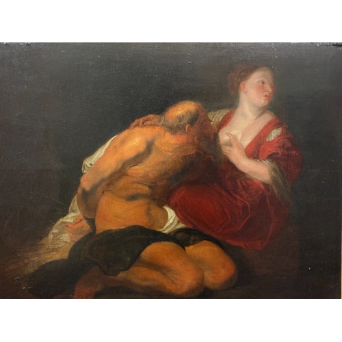 16 - Attributed to Louis Jean François Lagrenée (1725-1805) - Roman Charity (Cimon and Pero) after Peter ... 