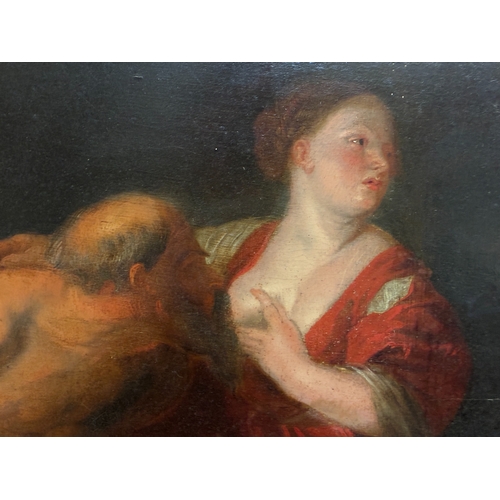 16 - Attributed to Louis Jean François Lagrenée (1725-1805) - Roman Charity (Cimon and Pero) after Peter ... 