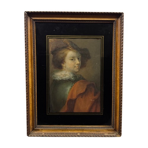 17 - 18th Century French School, After Alexis Grimou (c.1678-1733) - Portrait of a gentleman wearing a pl... 