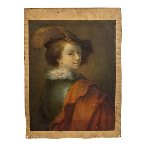 17 - 18th Century French School, After Alexis Grimou (c.1678-1733) - Portrait of a gentleman wearing a pl... 