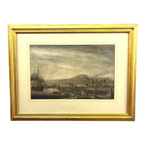 21 - Nicholas Pocock (1740-1821) - 'View of Clifton Hill from the Sea Banks' (1781), watercolour, monogra... 