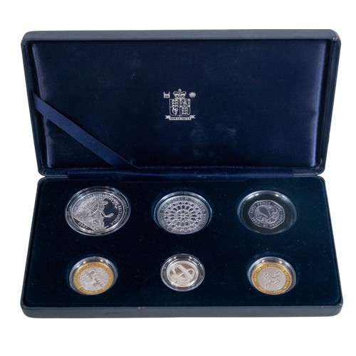 726 - 2007 Royal Mint Silver Proof family 6 coin set