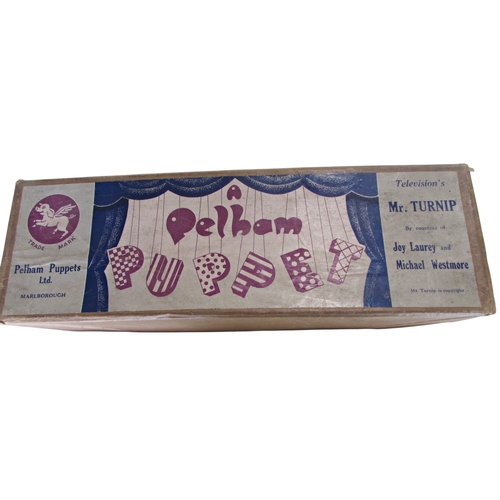 686 - Pelham puppet - Hank The Cowboy (in a Pelhams Mr Turnip box)