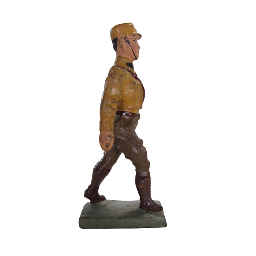 688 - A Lineol German military band, 16 pieces in uniform, 7 cm high approx with 2 Lineol Sturmabteilung (... 