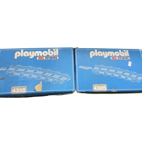 697 - Large quantity of Playmobil including R C Train boxes 4010, 4019, 4385 x 2 and further loose pieces