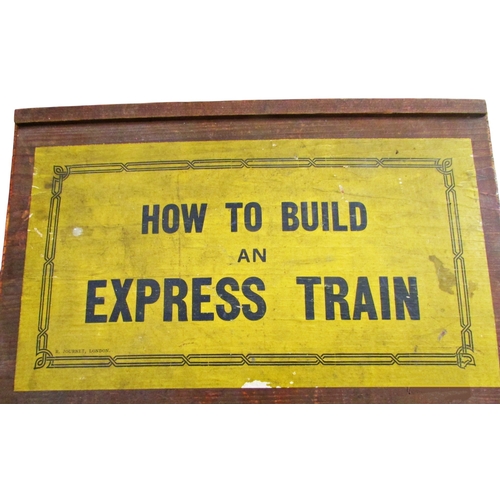 703 - How to build an Express train - in pine box with timber components and instructions