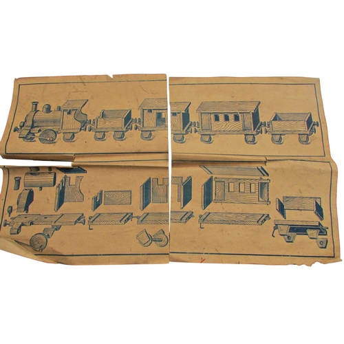 703 - How to build an Express train - in pine box with timber components and instructions