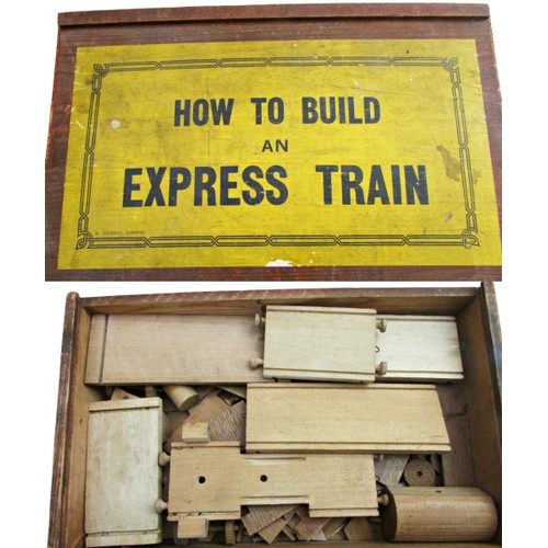703 - How to build an Express train - in pine box with timber components and instructions
